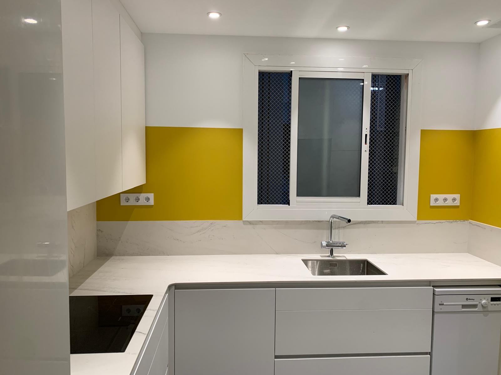 antes y despues de reforma de salon comedor